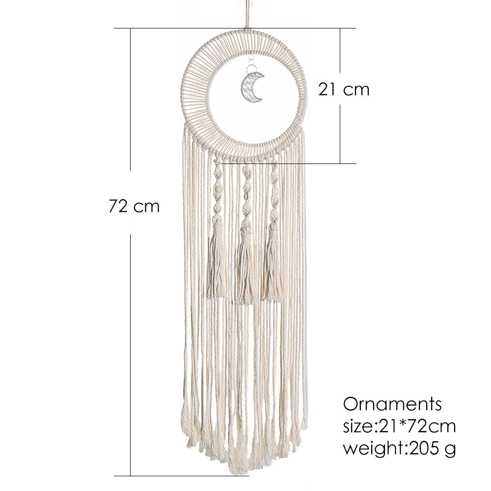 Attrapes rêves murales en macramé