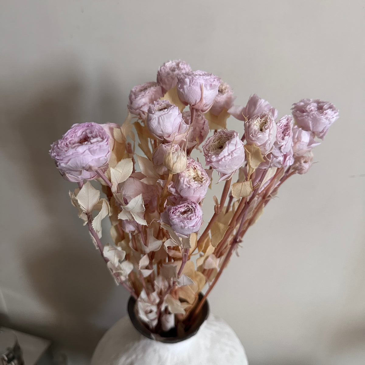 Bouquet de Roses Anglaises Séchées