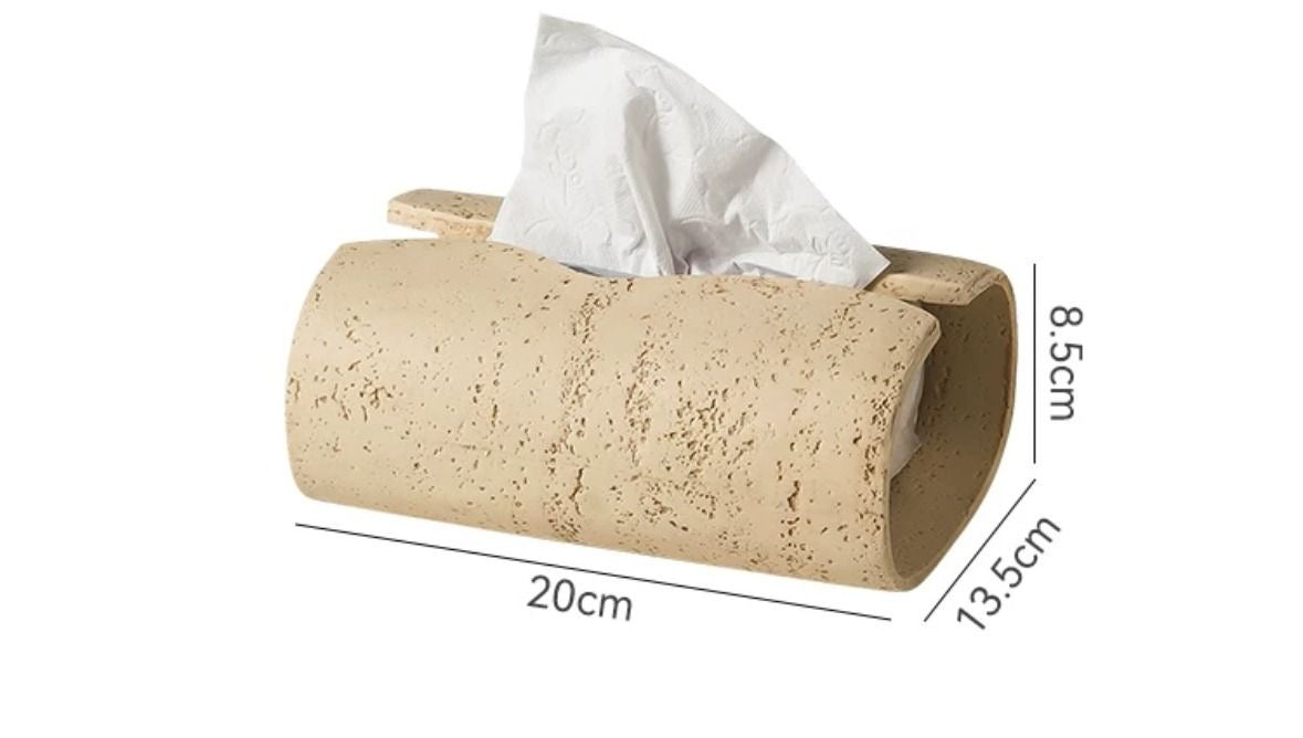 Distributeur de mouchoirs Travertin