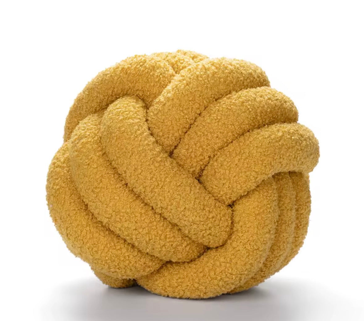 Coussin Noué Laine Bouclée