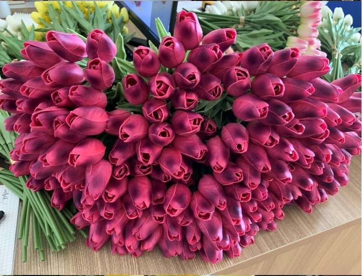 Fleurs de tulipes artificielles 10pcs