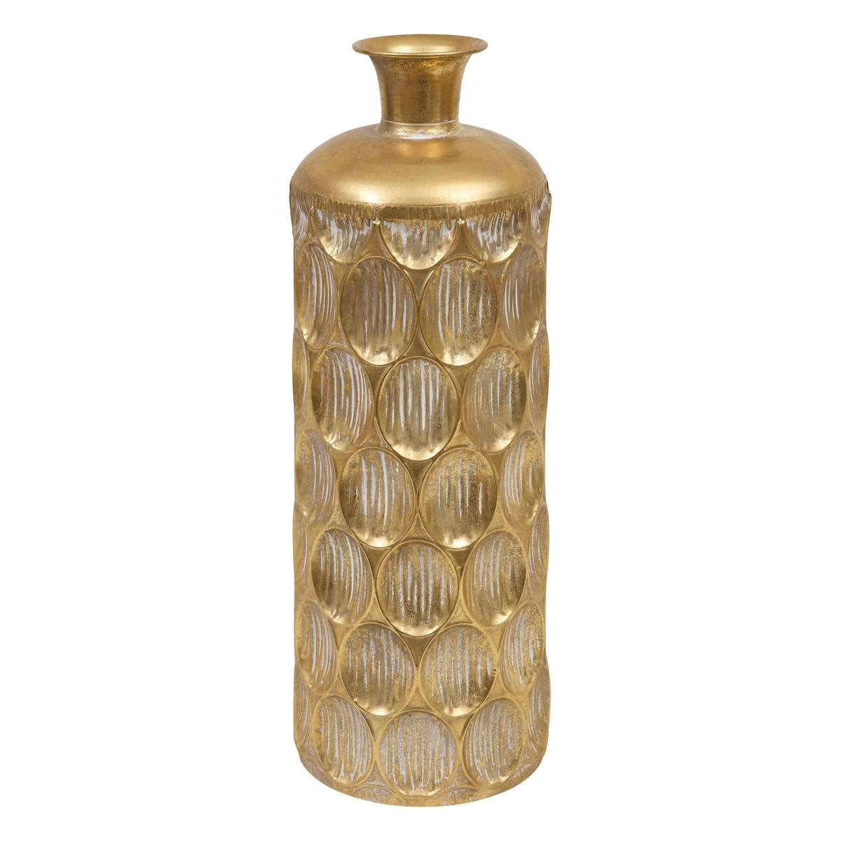 Vase Alvéole Doré 60 cm