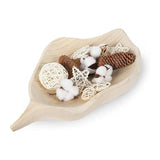 Coupelle décoratif en bois Leaf