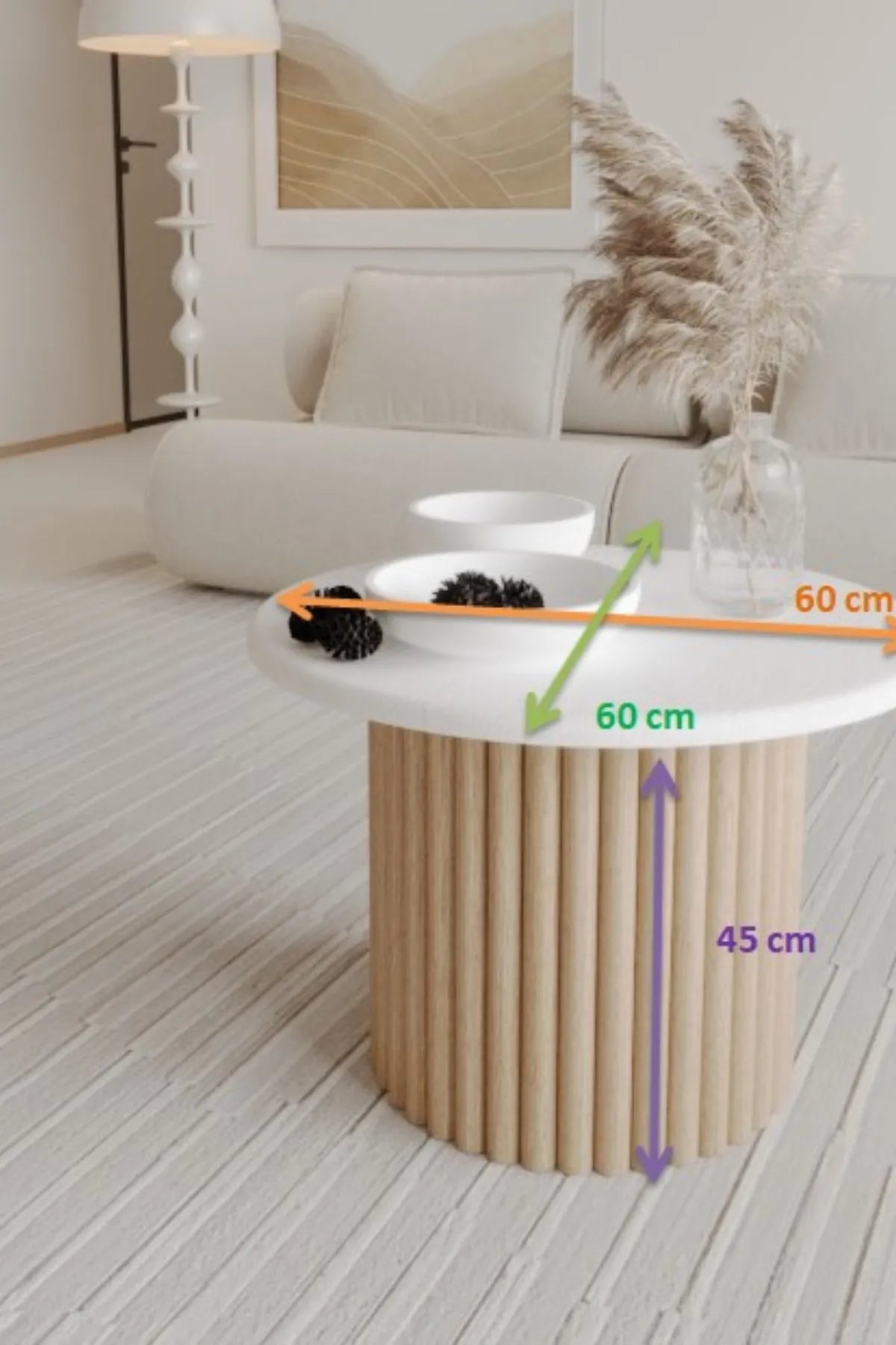 Table basse Japandi