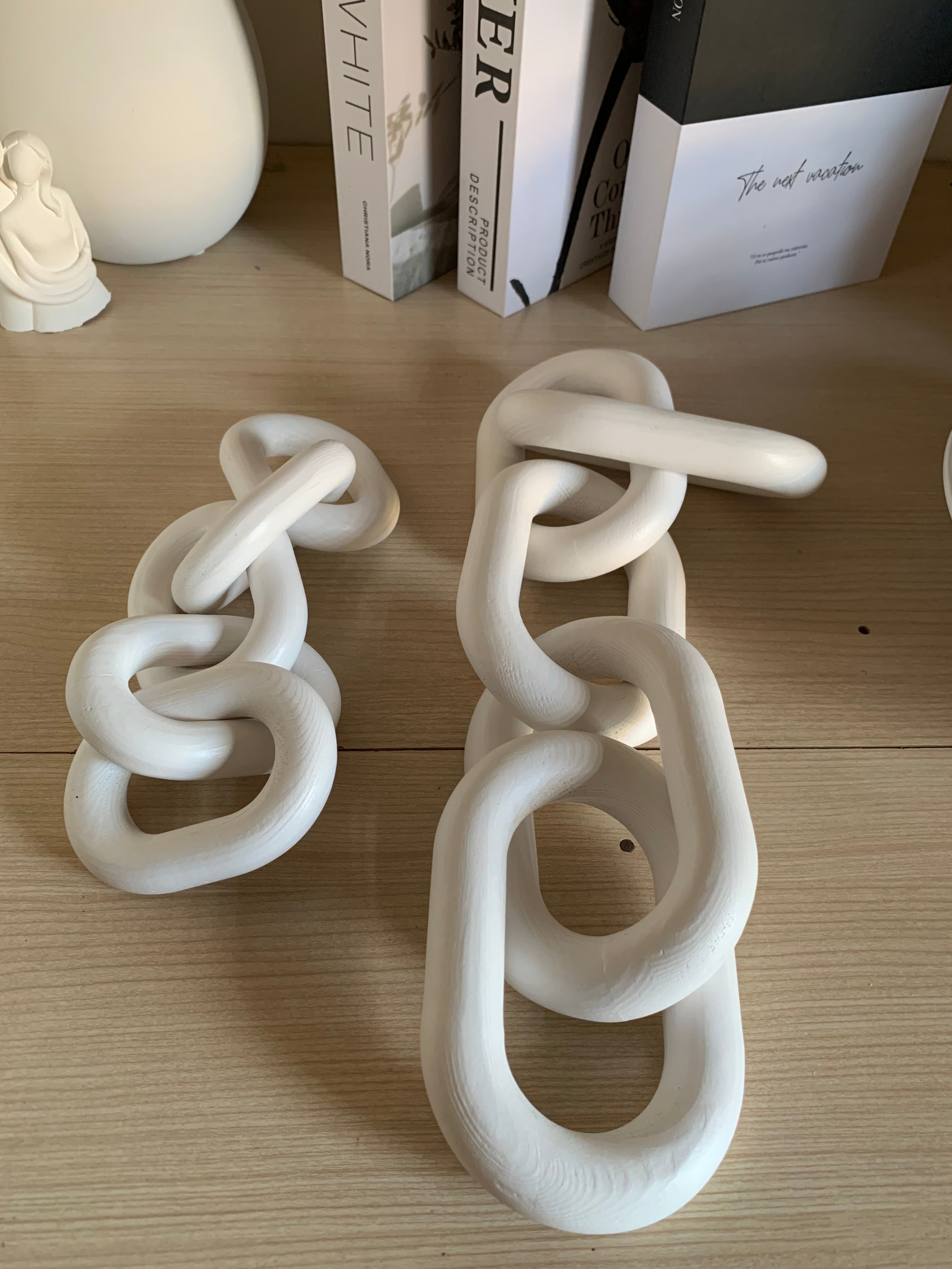 Chaîne décorative en bois