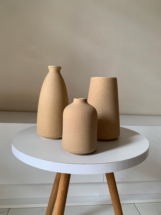 Trio vases minimalistes