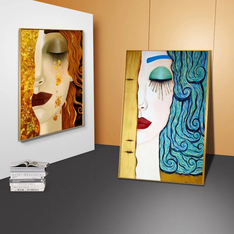 Tableau inspiré Picasso Half face