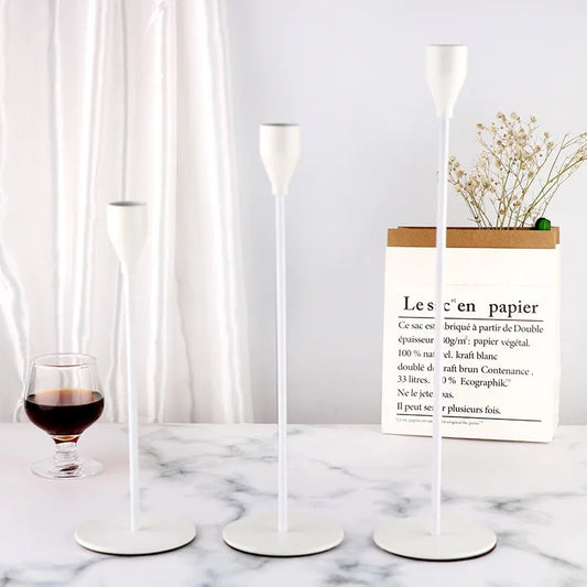 Trio bougeoir chandelier