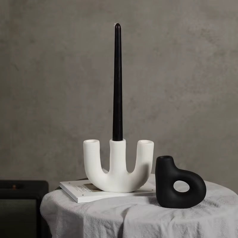 Bougeoir design sculptural