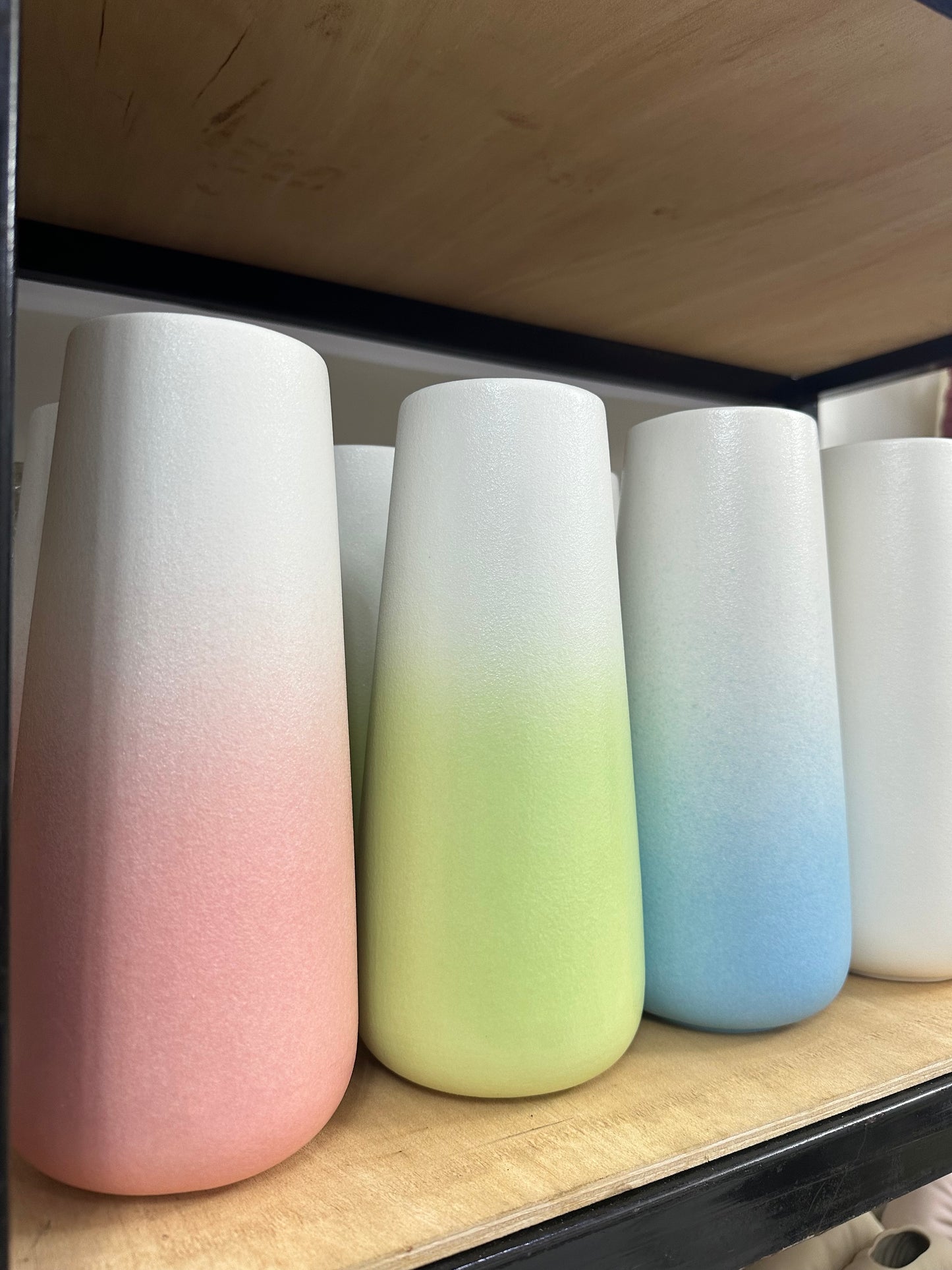 Vase horizon coloré