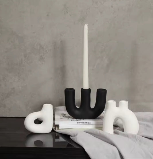 Bougeoir design sculptural