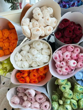 Bouquet de Roses Anglaises Séchées