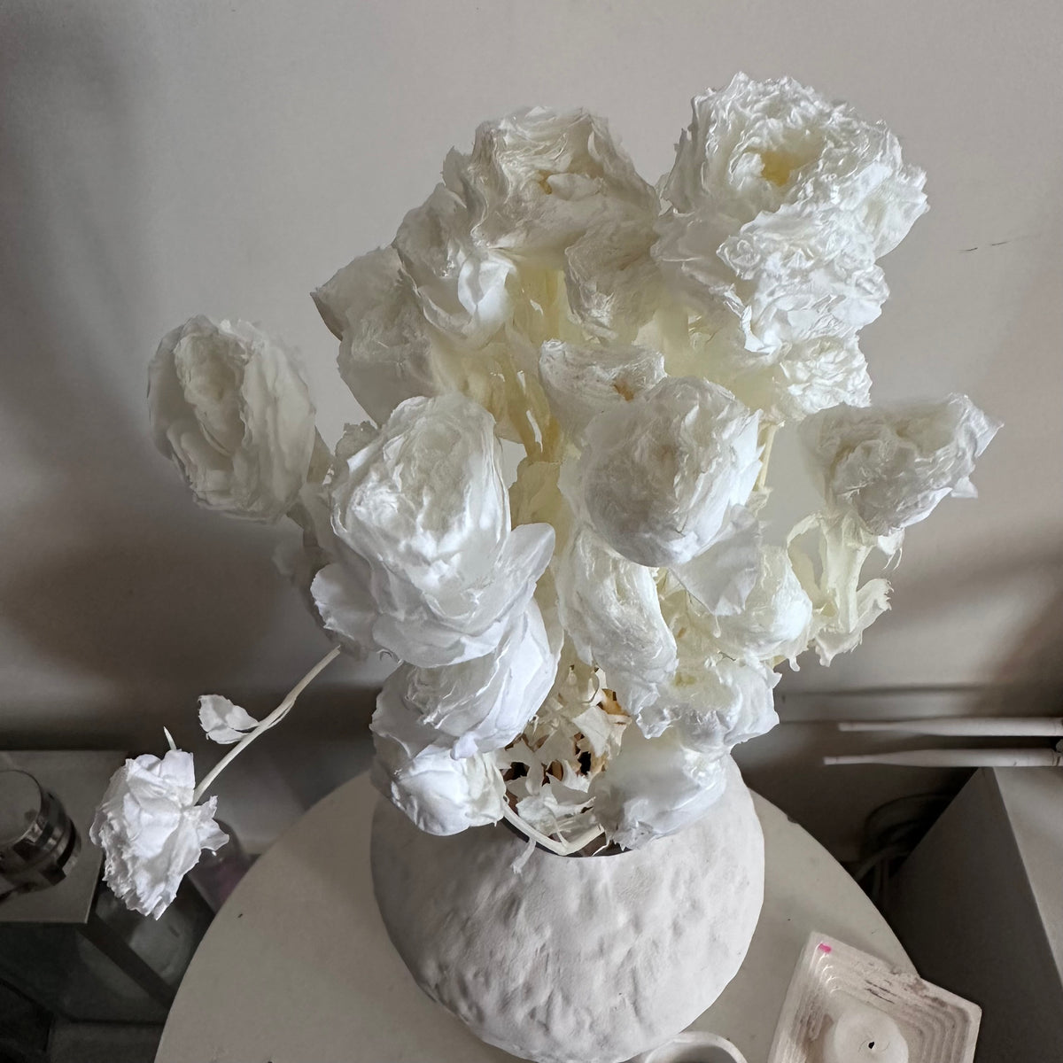 Bouquet de Roses Anglaises Séchées