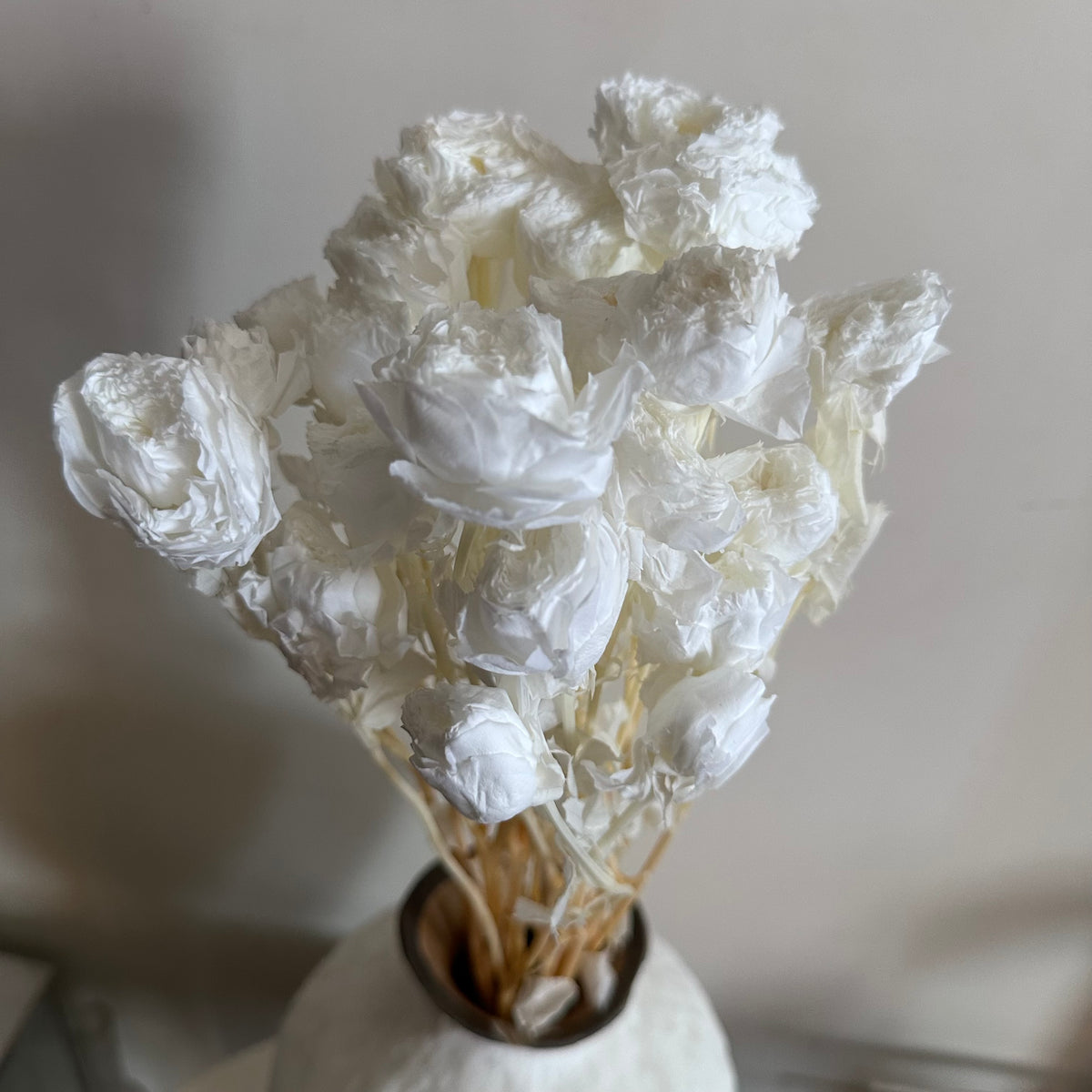 Bouquet de Roses Anglaises Séchées