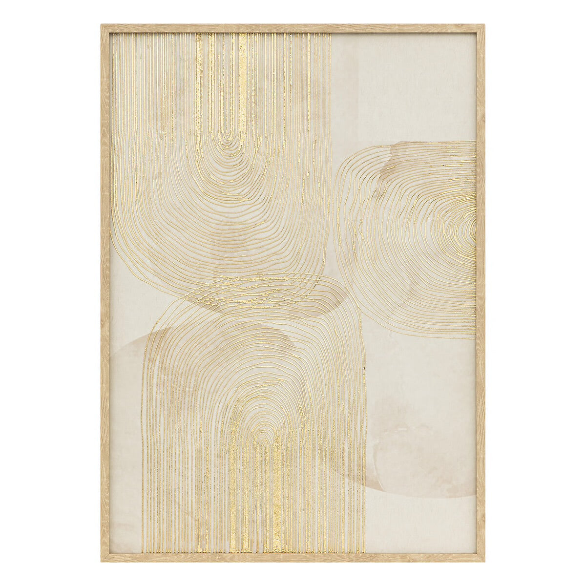 Toile imprimée Elin 50x70 cm - Doré