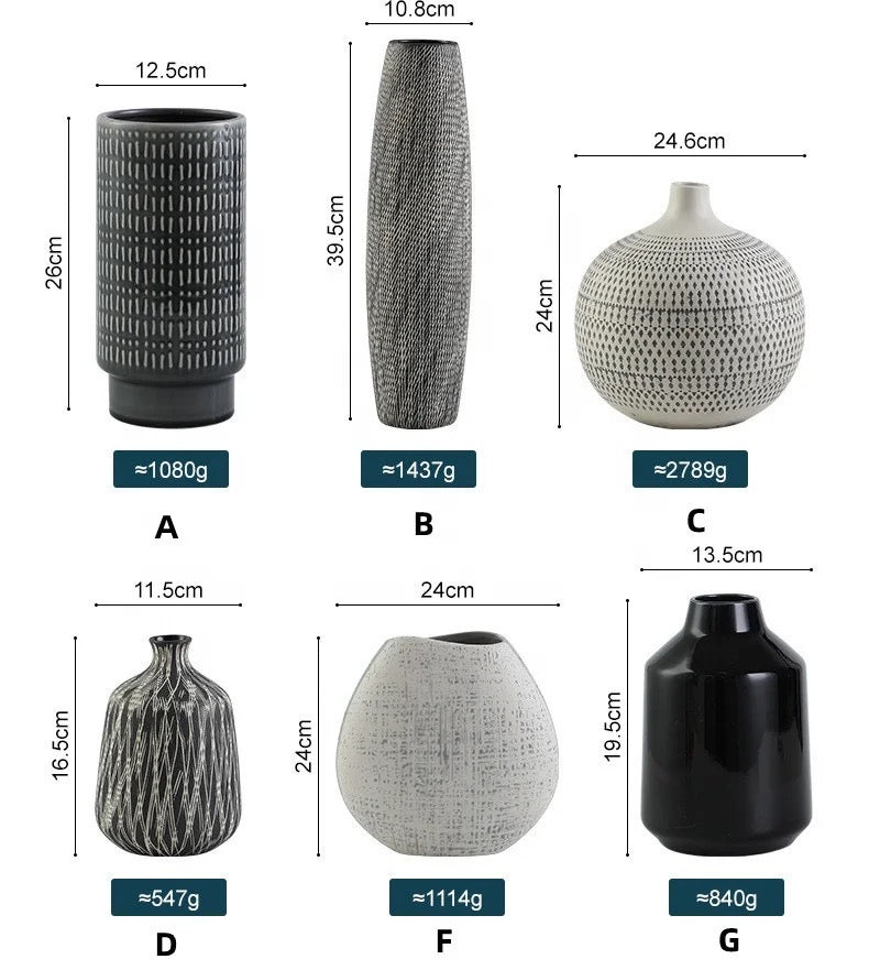 Vases ethniques