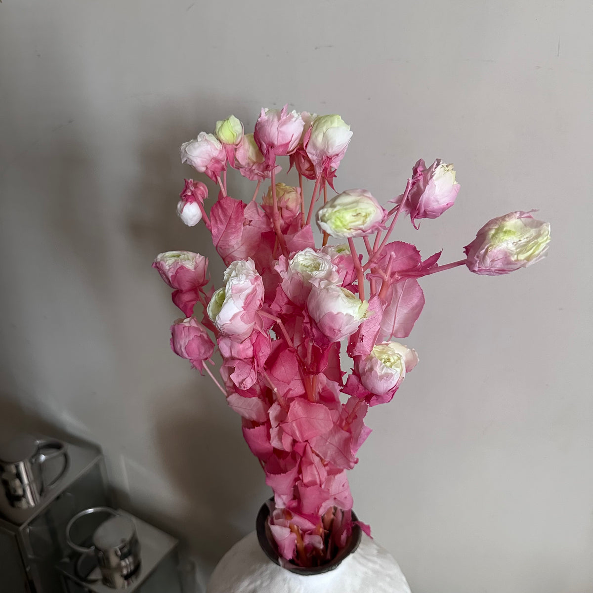 Bouquet de Roses Anglaises Séchées