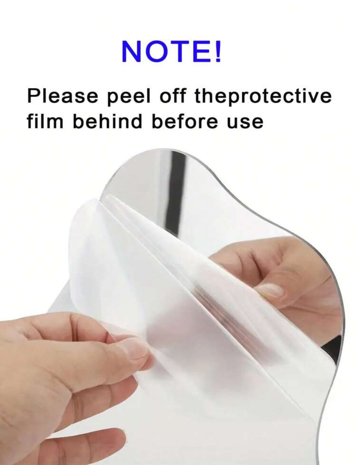 Miroir irrégulier nuage bohème