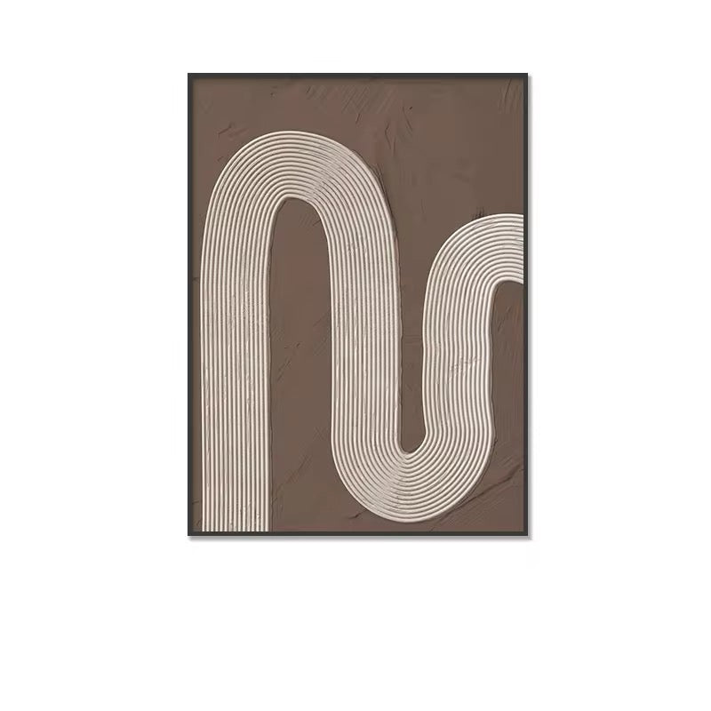 Tableau Courbe Sable - 60x90 cm - Collection Wabi Sabi