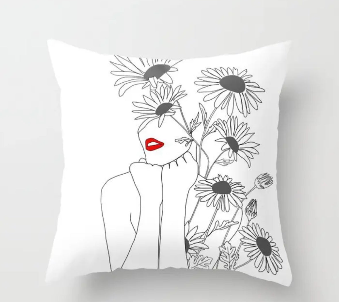 Coussins tons rouges