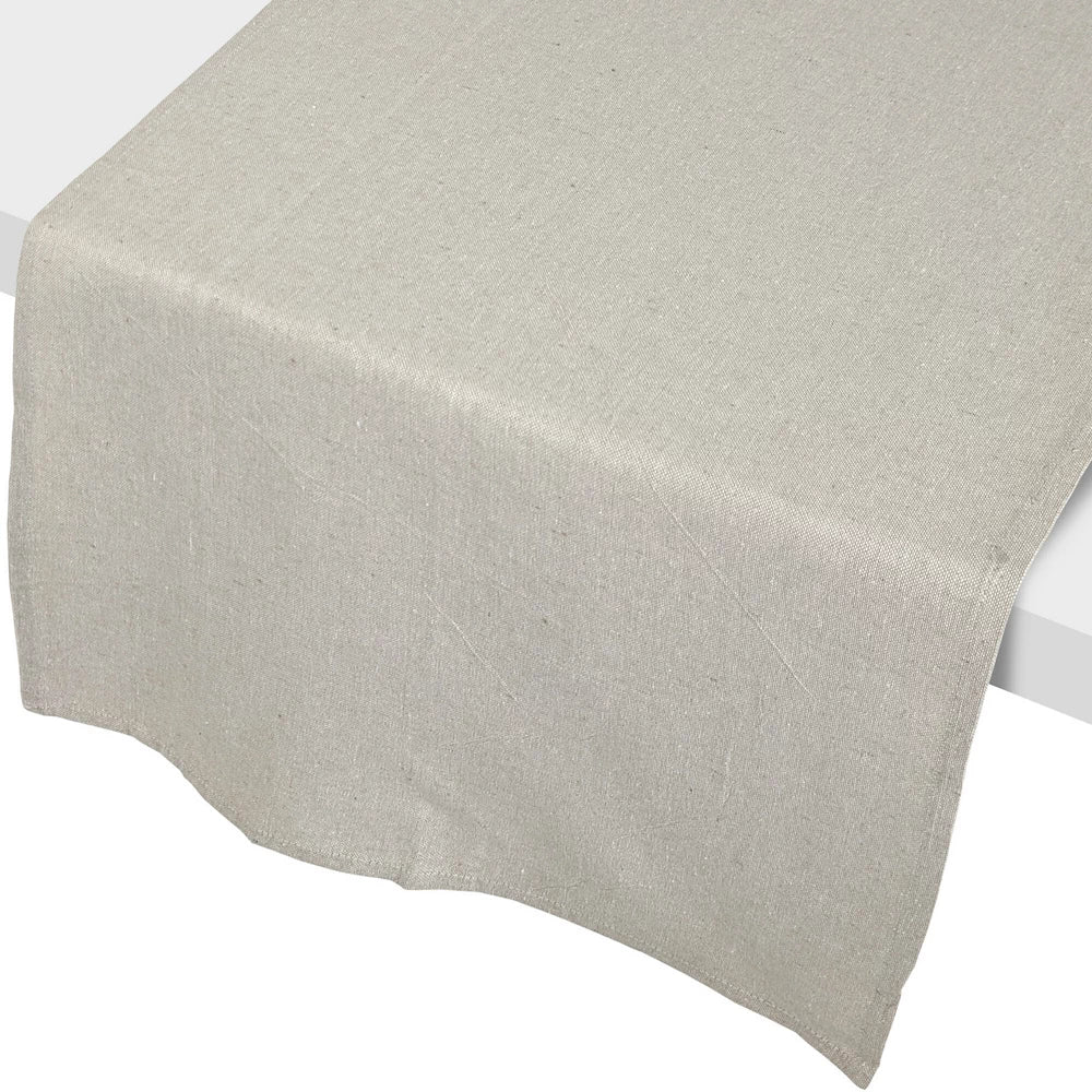 Chemin de Table Coton Beige 150x50 cm
