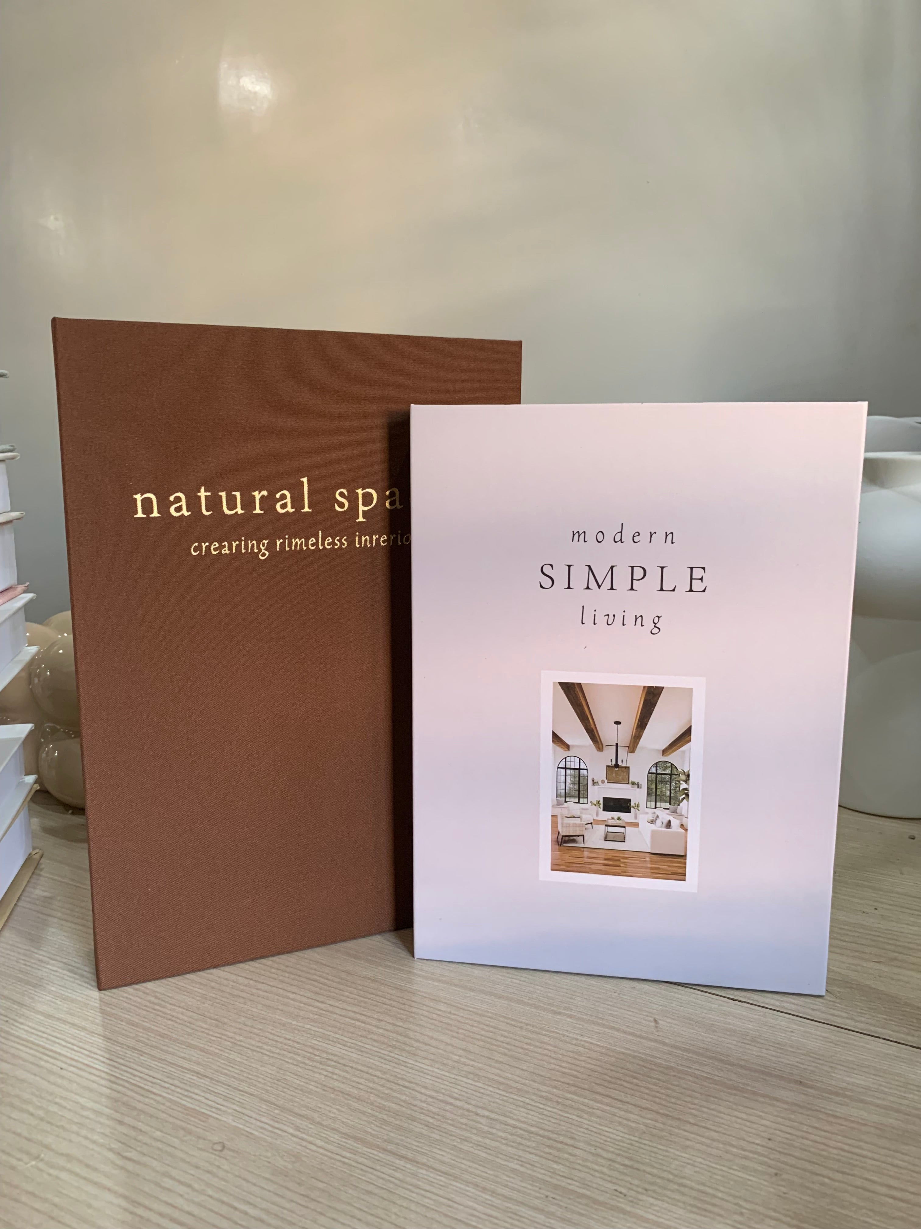 Duo boîtes livres décoratives