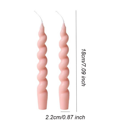 Duo Bougies Spirales - Twist Chic