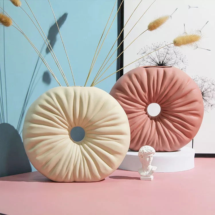 Vases donuts fripés
