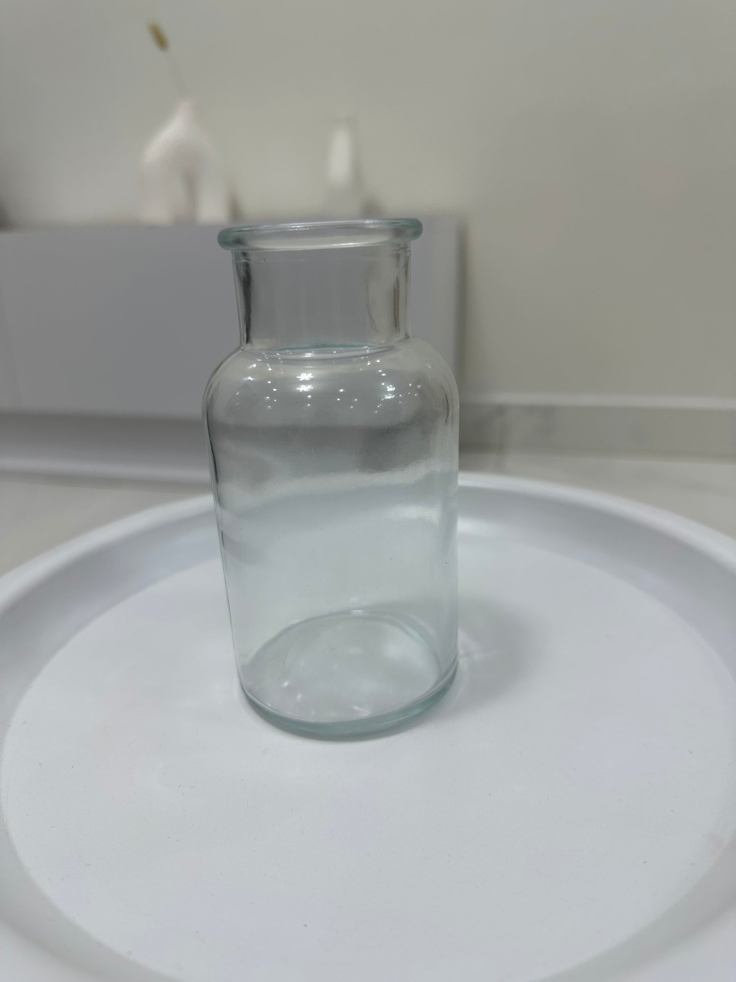 Mini vase bouteille transparent