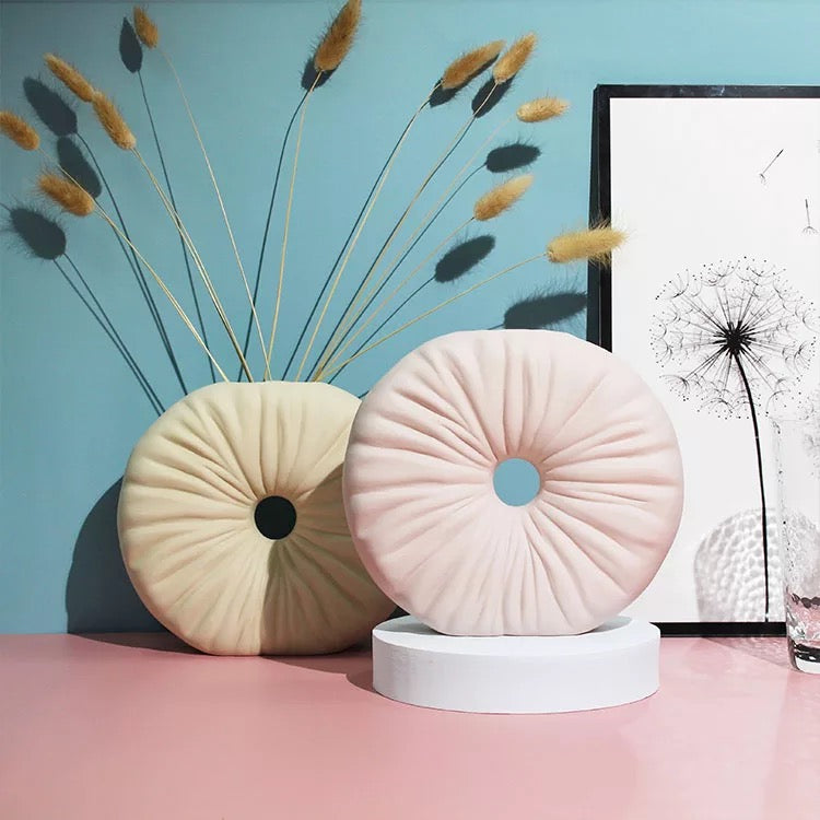 Vases donuts fripés