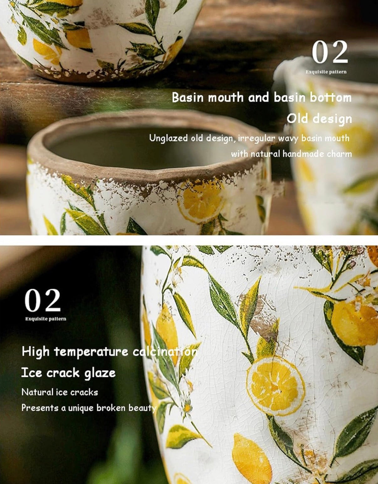 Cache-Pot citron 11cm