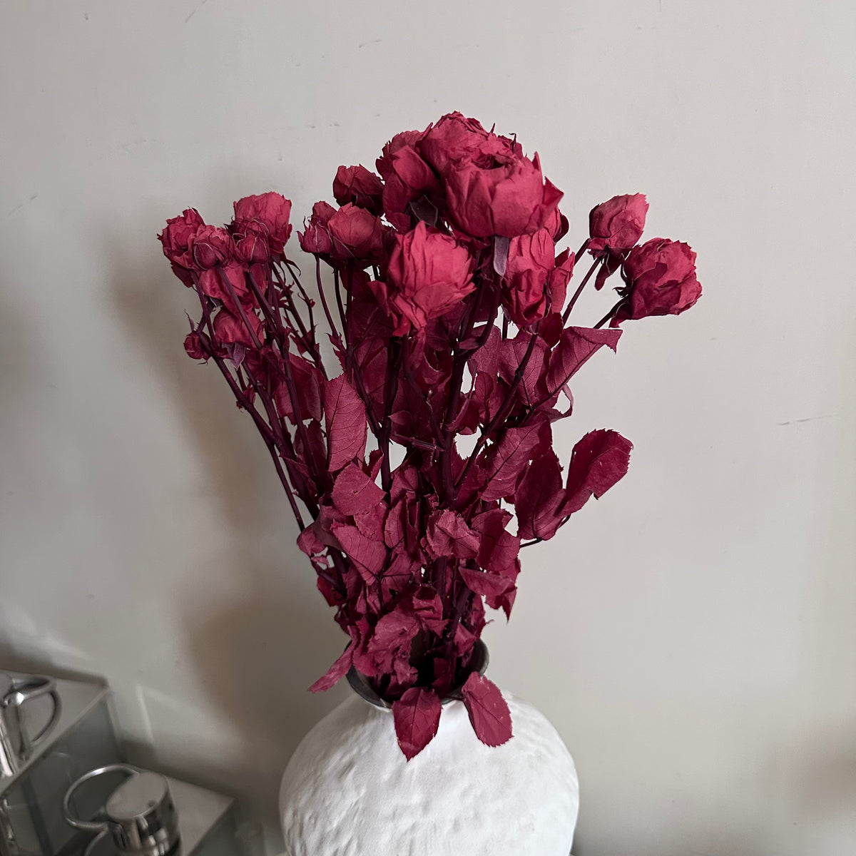Bouquet de Roses Anglaises Séchées