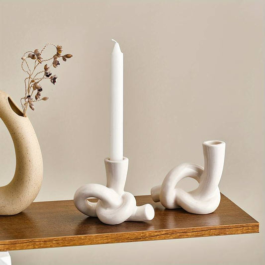 Duo bougeoir céramique