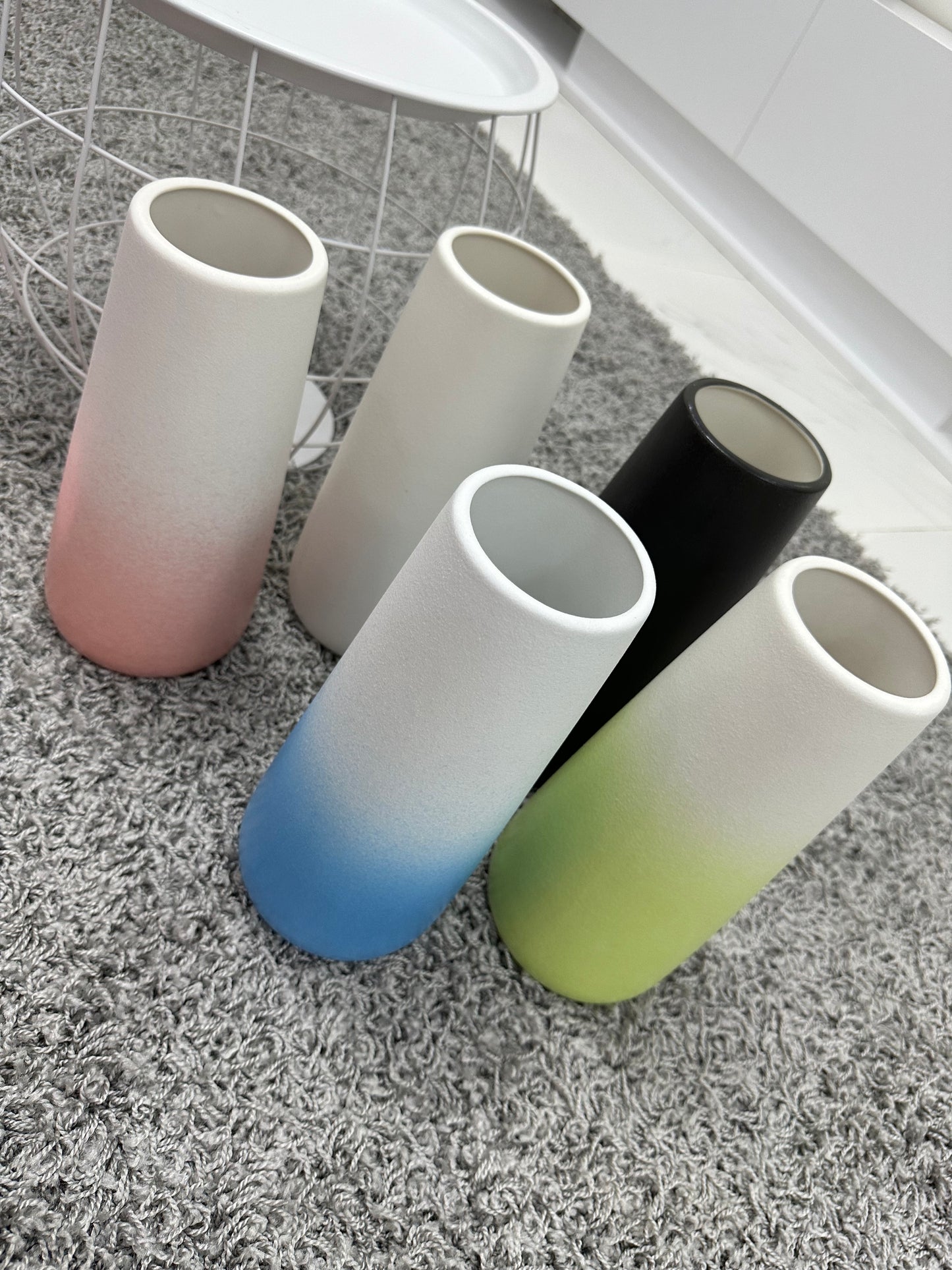 Vase horizon coloré