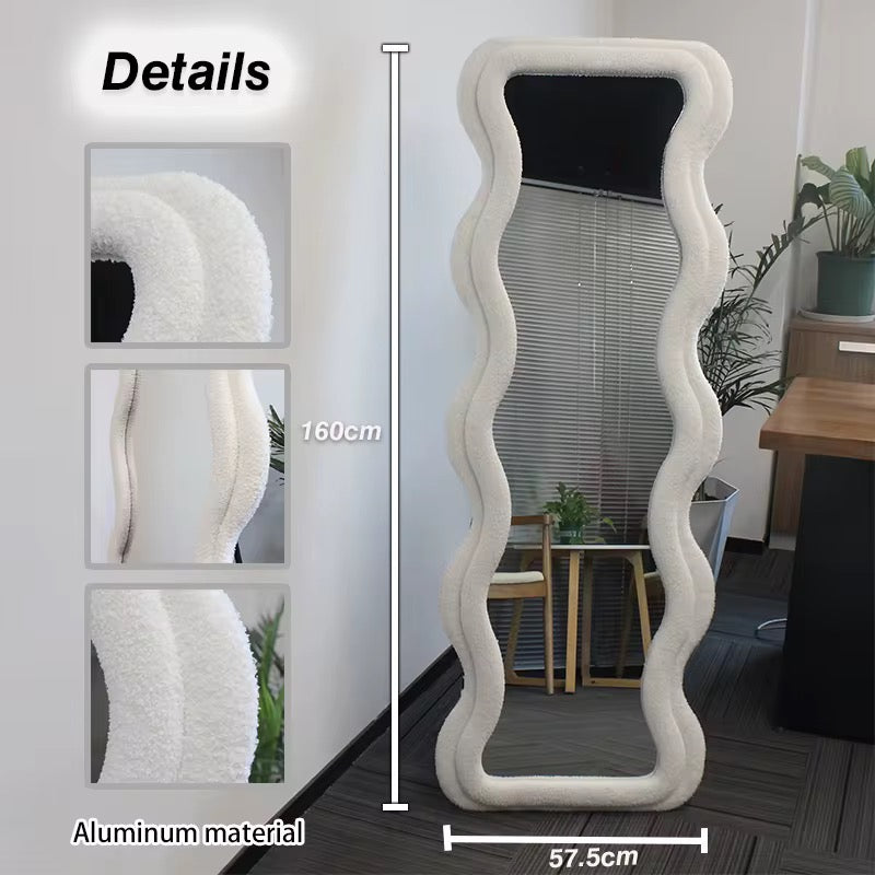 Miroir Onde Teddy Blanc