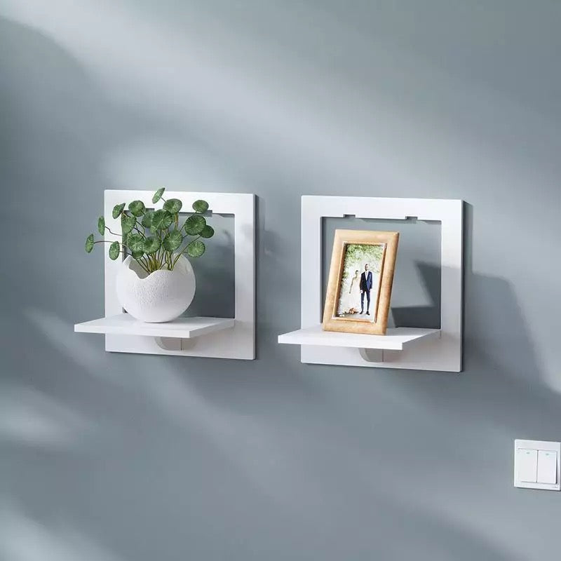 3 Étagères suspendus blanches mdf