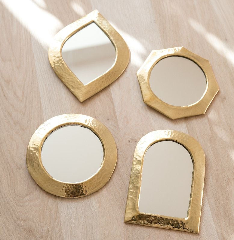Miroir martelé