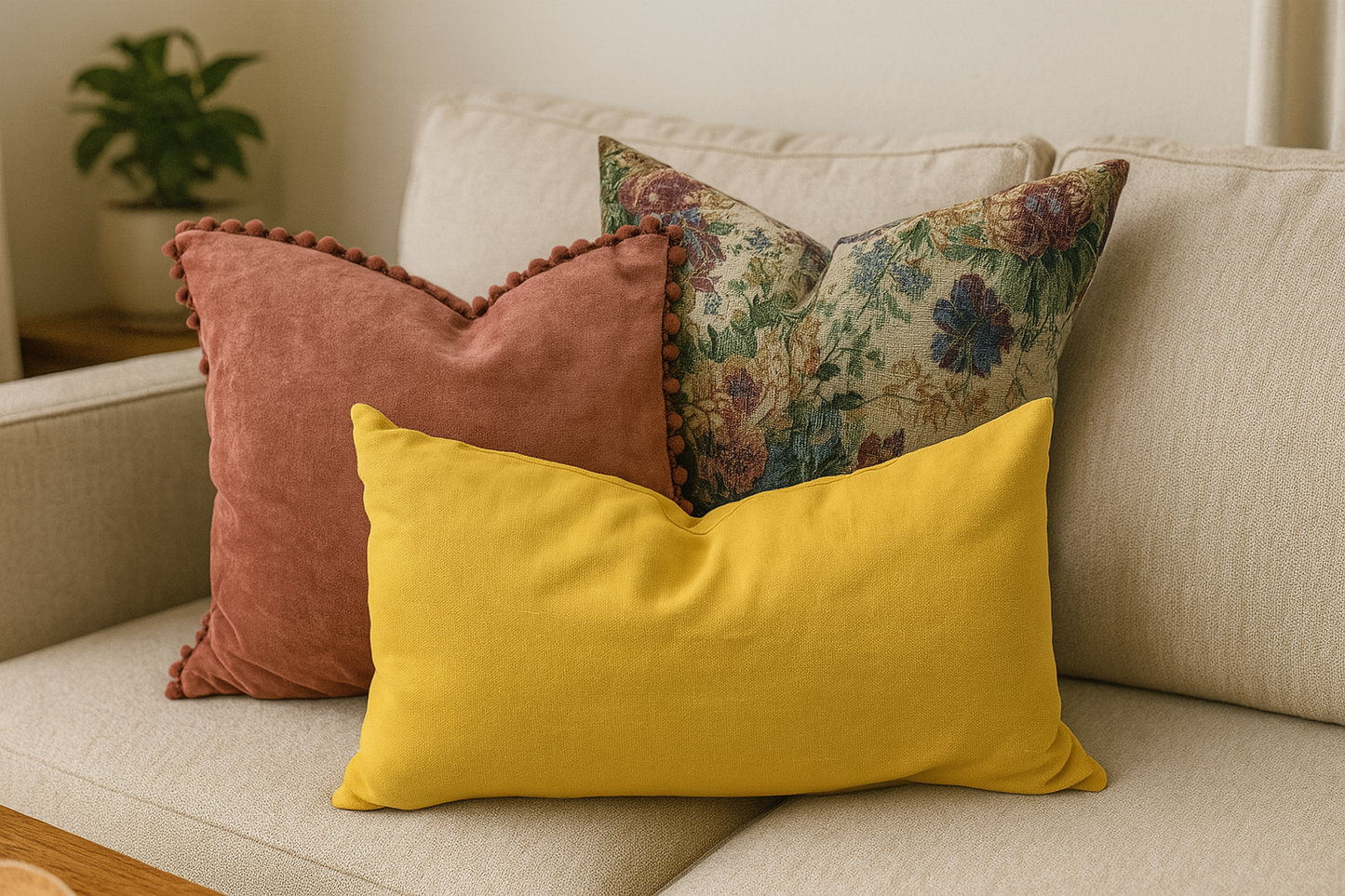 Trio coussins mix & match