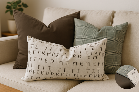 Trio coussins mix & match