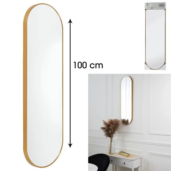 Miroir doré - 30/100 cm