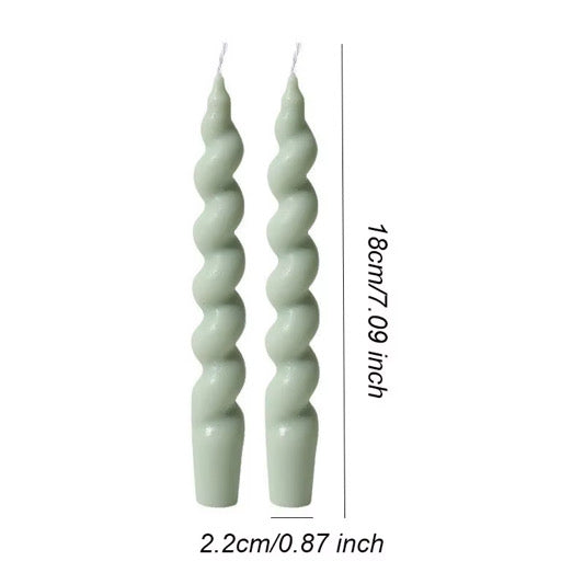 Duo Bougies Spirales - Twist Chic