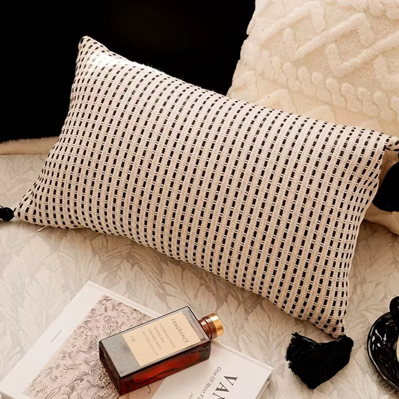 Coussins collection Noir & Ivoire