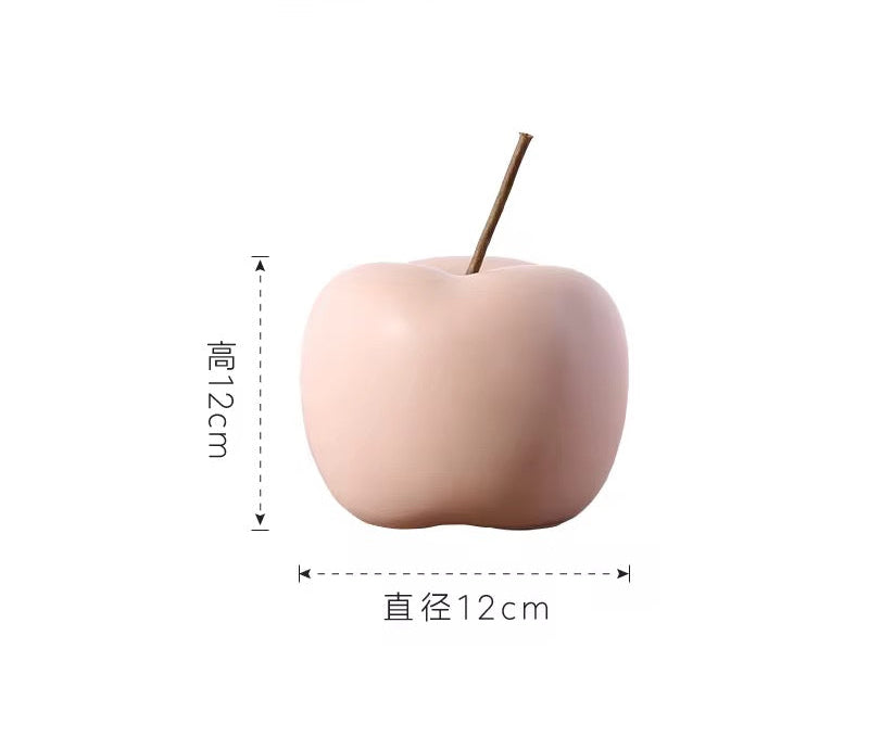 Pommes décoratives en céramique mate
