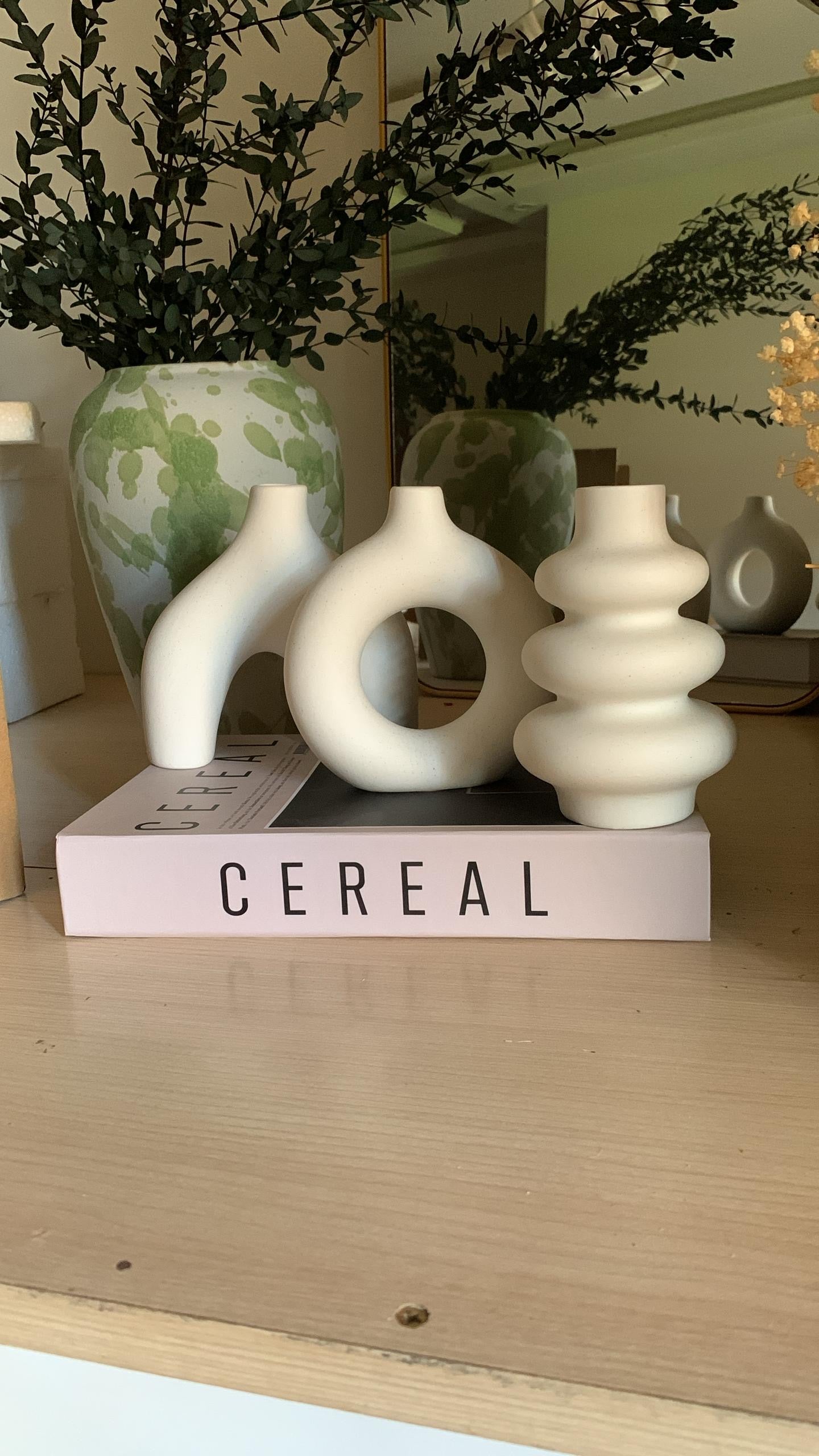 Trio vases boho chic