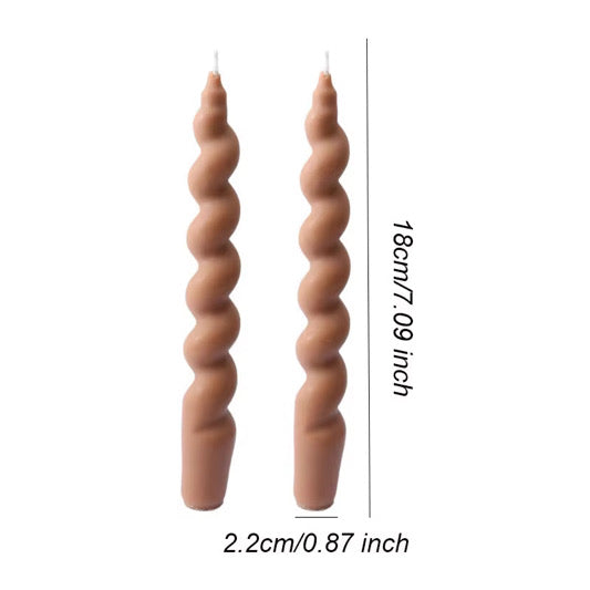 Duo Bougies Spirales - Twist Chic