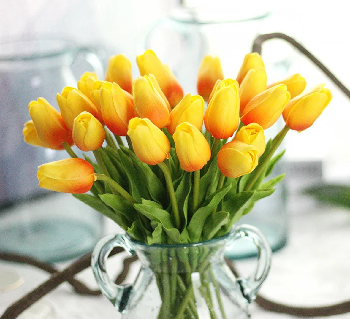 Fleurs de tulipes artificielles 10pcs