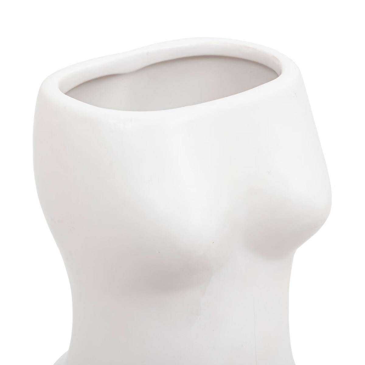 Vase céramique corps Etel - Blanc
