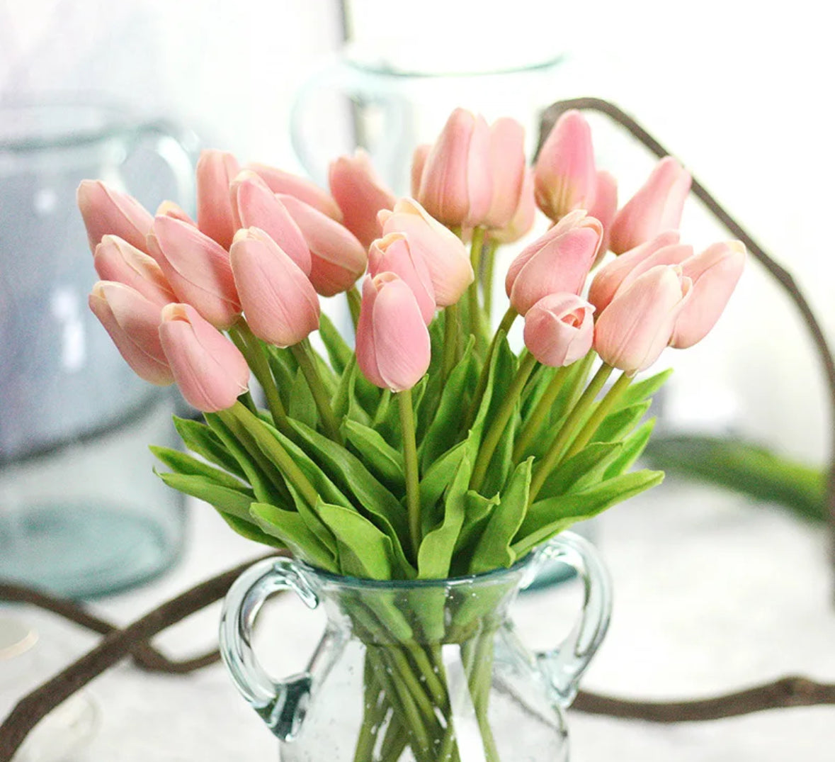 Fleurs de tulipes artificielles 10pcs
