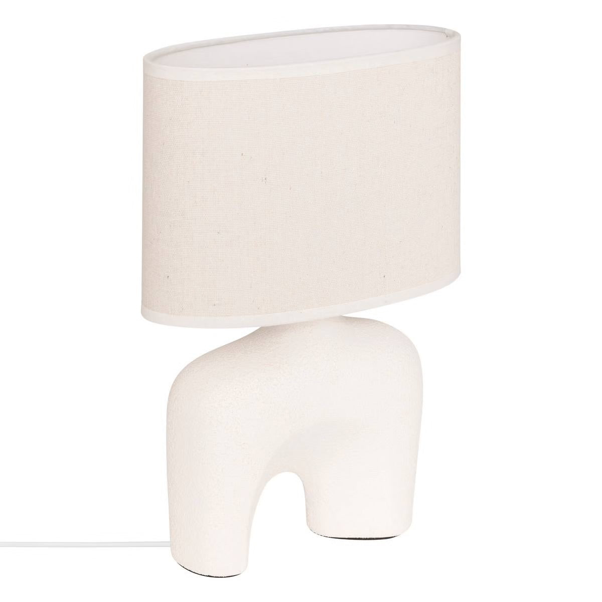Lampe à poser Gaby blanche H31,5 cm