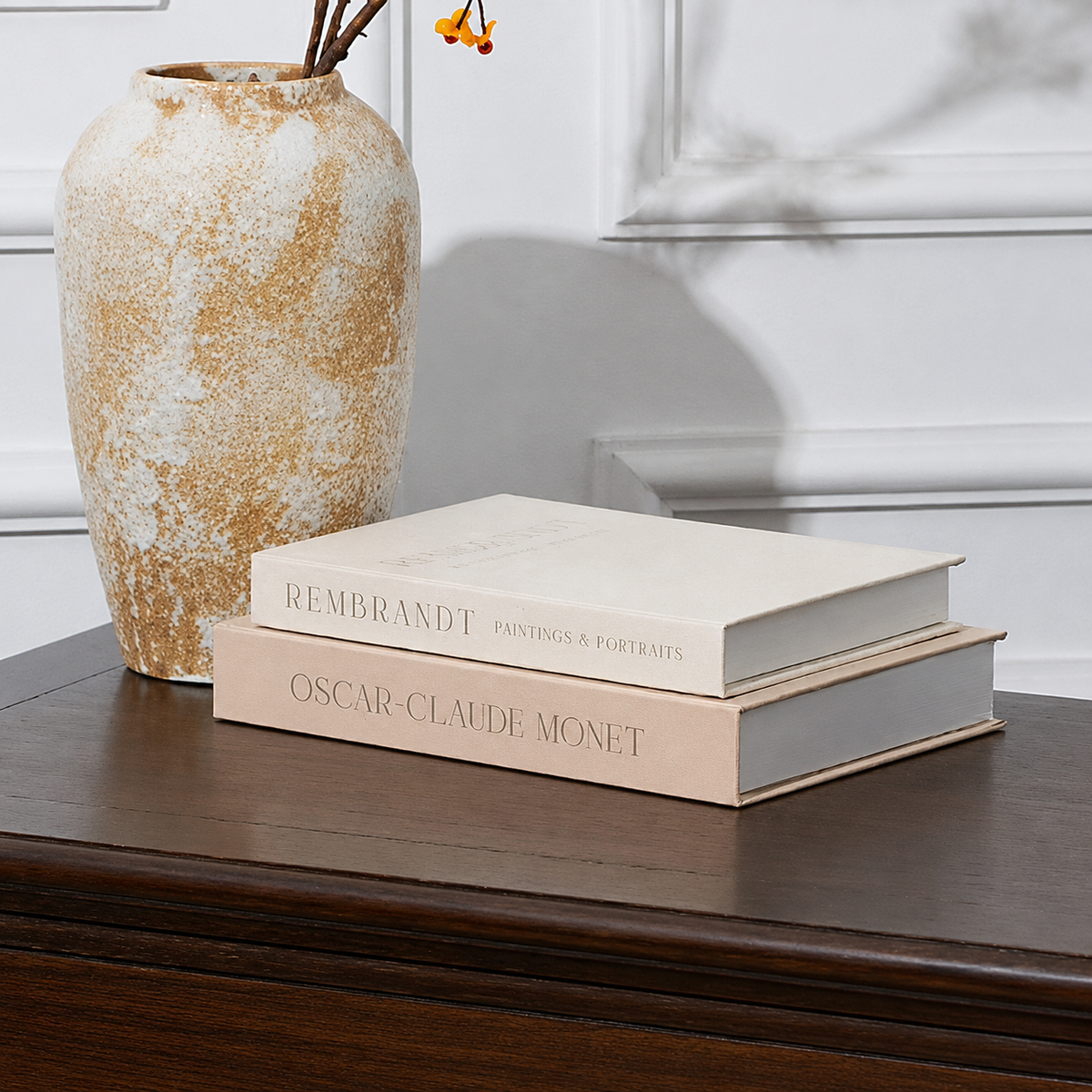 Duo boîtes livres décoratives